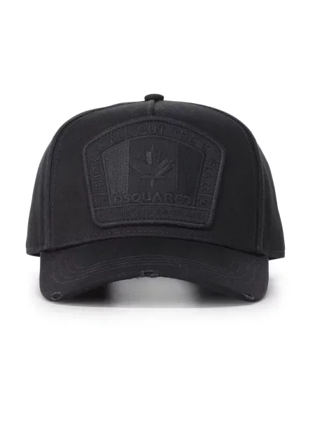 Czapka z daszkiem Dsquared2 czarna