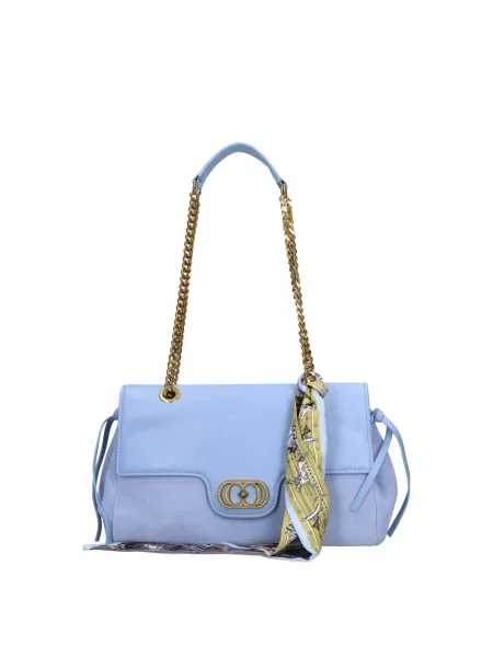 Torebka La Carrie zamszowa niebieska