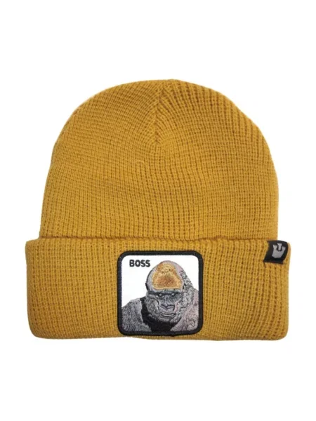 Lniana czapka Goorin Bros brązowa