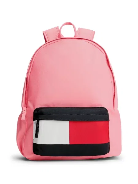 TOMMY HILFIGER Ruksak Essential morsko plava / roza / crvena bijela