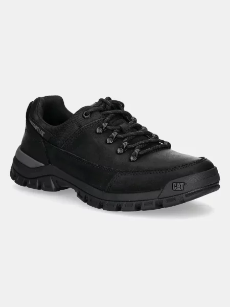 Кожени маратонки Caterpillar THRESHOLD HIKER LOW черно