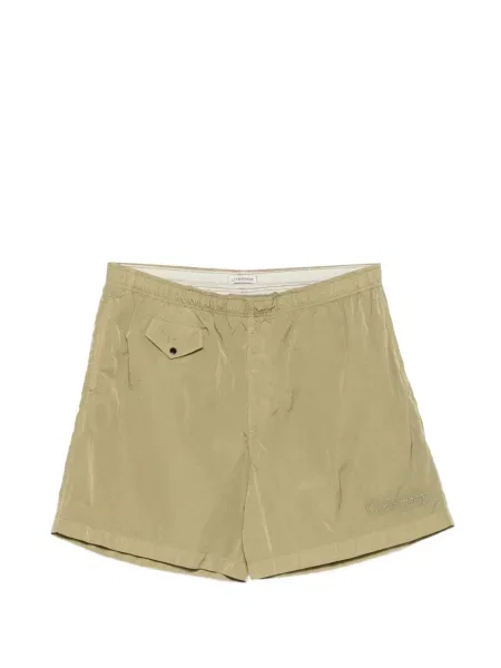 Slip de baie C.p. Company cu broderie verde