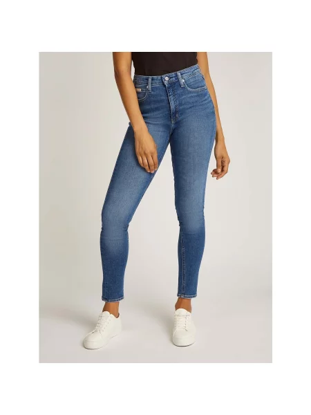 Calvin Klein Jeans Blugi Bleumarin Skinny Fit albastru