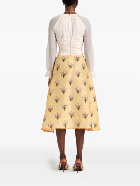 Rochie La Doublej galben