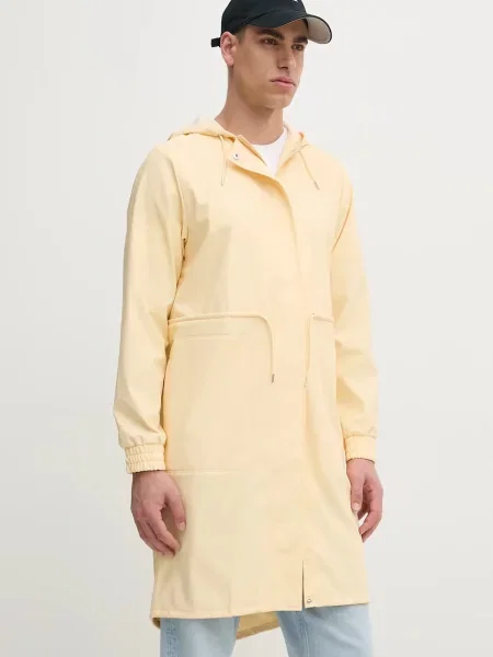 Rains kurtka String W Parka W3 przejściowa żółty
