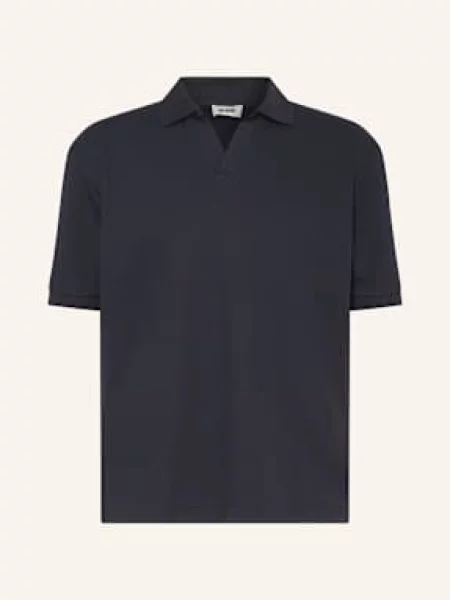 Drykorn Polokošile Z Piké Acayo Relaxed Fit tmavě modrá