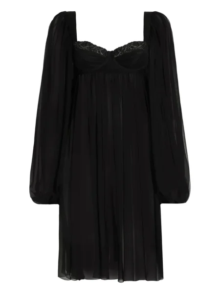 Rochie mini Dolce & Gabbana din dantelă de costum negru