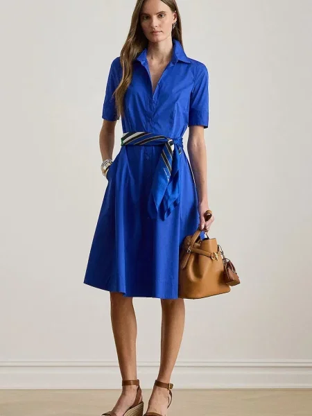 Lauren Ralph Lauren sukienka niebieska