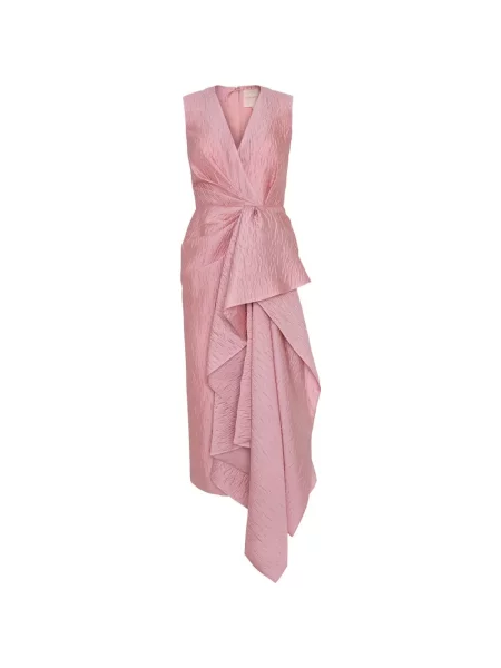 Rochie Roksanda asimetrică roz