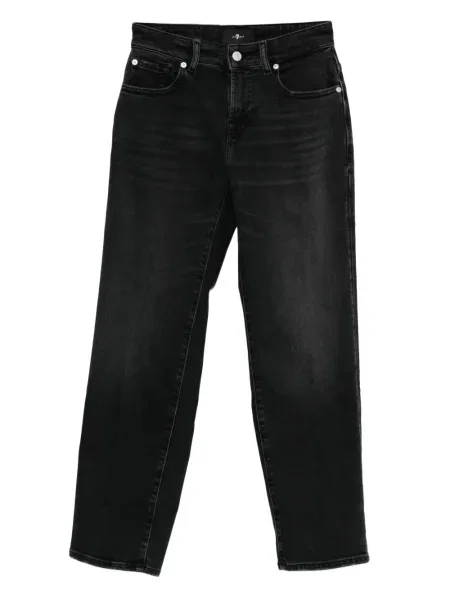 Blugi 7 For All Mankind cu 5 buzunare negru