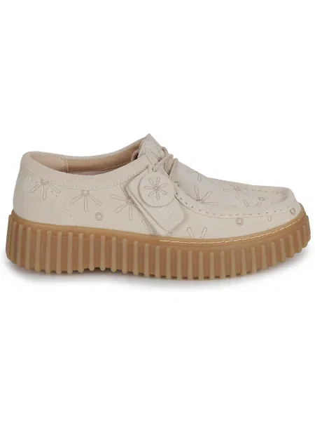 Félcipő Clarks bézs