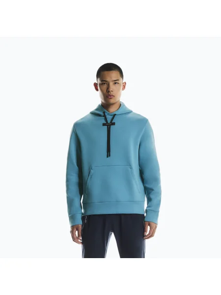 Bluza z kapturem On do biegania niebieska
