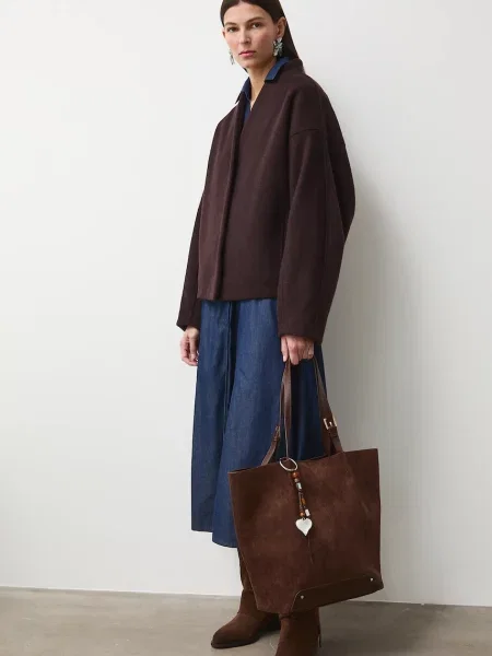 Medicine kurtka bomber brązowy