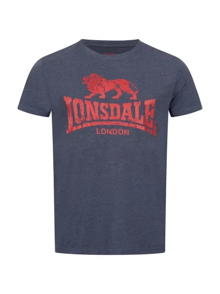 LONSDALE Tricou bleumarin roșu
