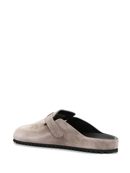 Pantofi loafer Officine Creative din piele de căprioară gri