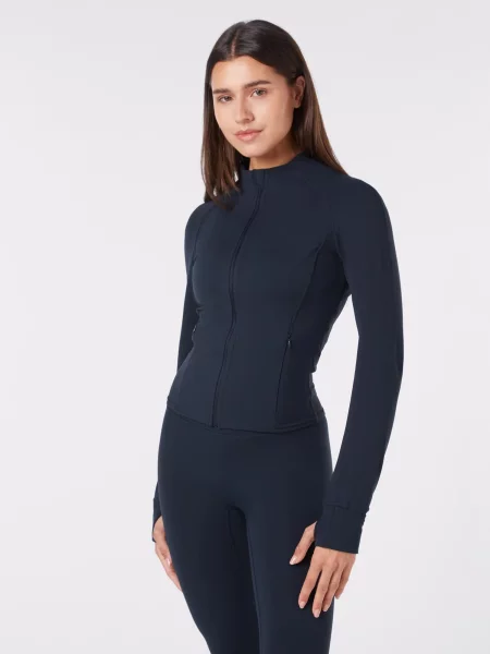 YO-GAYA Športová bunda Sports Jacket námornícka modrá