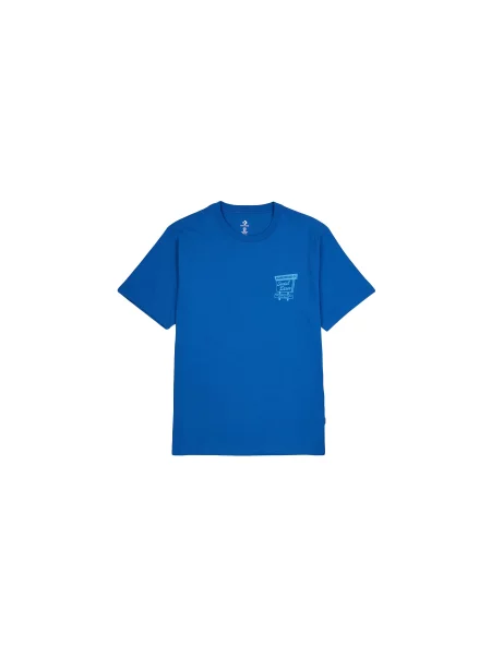 Converse Social Diner Tee Mężczyźni Koszulki Converse Size: M niebieski