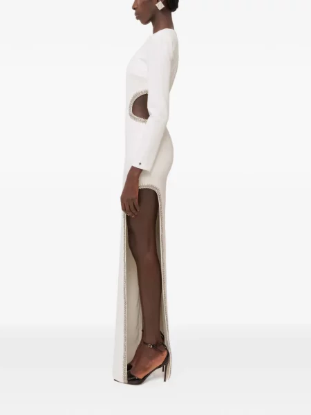 Rochie maxi Nissa alb