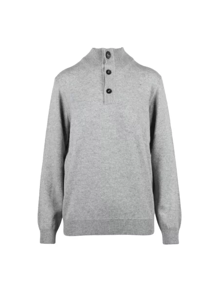 Sweter Kangra wełniany szary