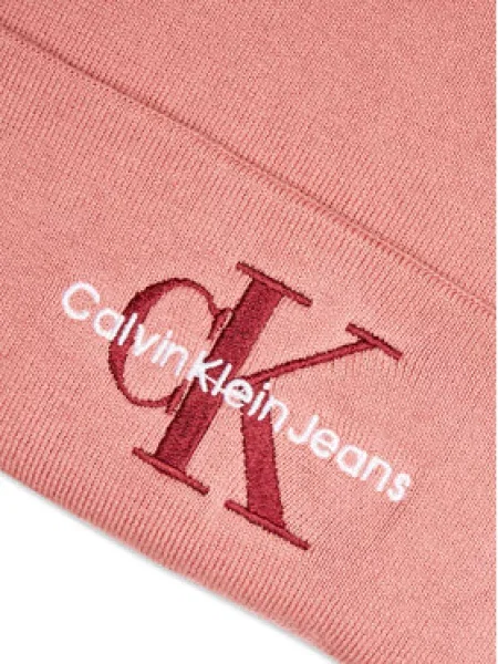 Calvin Klein Čepice Mono Logo Embro růžová