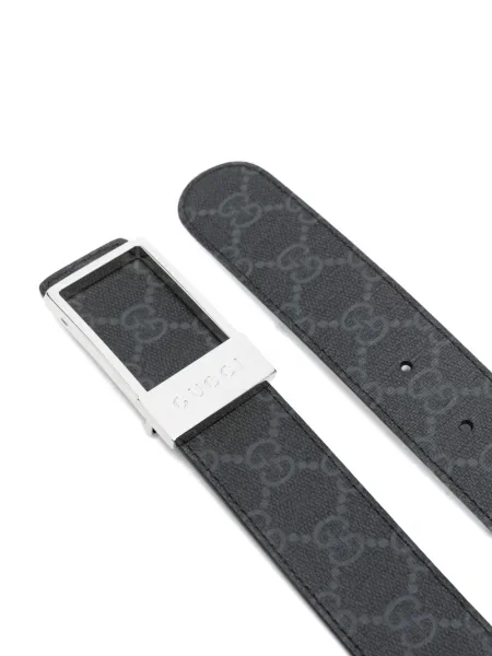 Cu centură curea Gucci cu cataramă negru