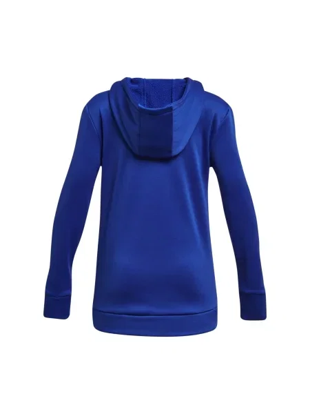 Fleecová mikina s kapucňou Under Armour modrá