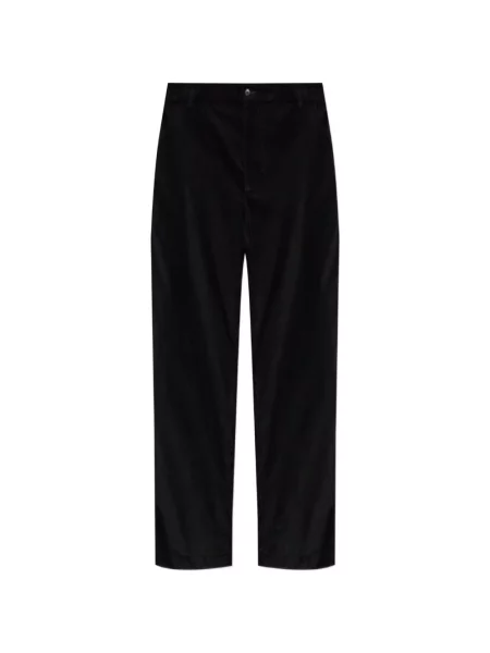 Pantaloni Moncler de catifea cord negru