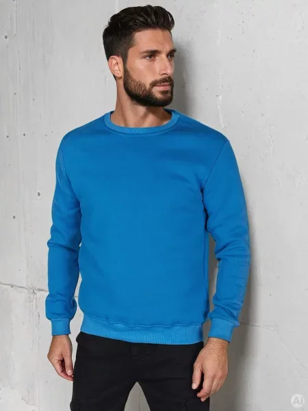 Bluza basic Dstreet niebieska