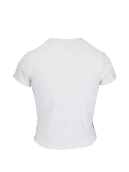 Scurt tricou Ag Jeans tricotate alb