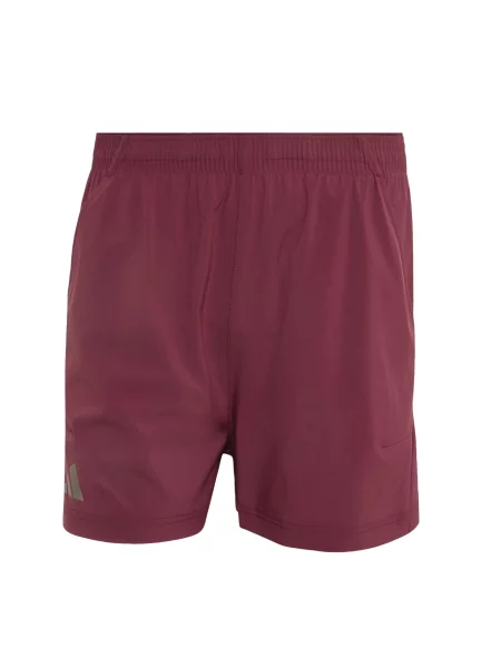 ADIDAS PERFORMANCE Sportovní kalhoty tmavě / karmínově červené šedá