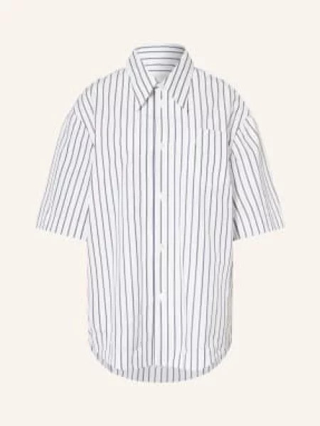 Ami Paris Oversized Košile / tmavě modrá bílá