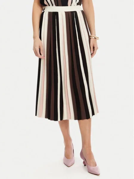 Weekend Max Mara Plisirano krilo Pleiadi rjava