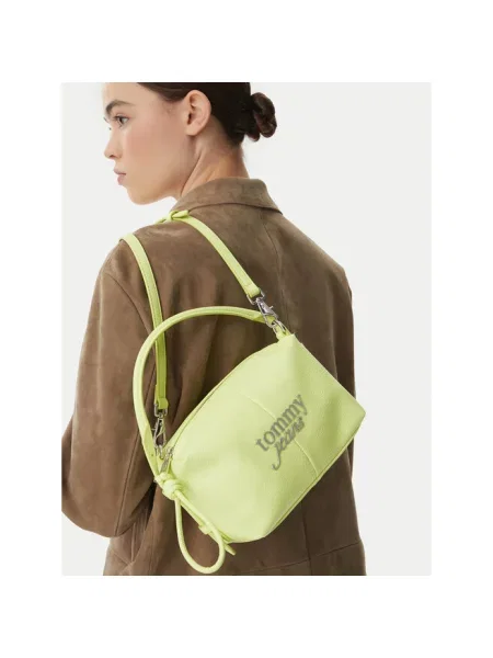 Tommy Jeans Torebka Metal Logo Crossbody Camera Bag zielony