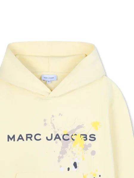 Bluza z kapturem dziecięca Marc Jacobs żółta