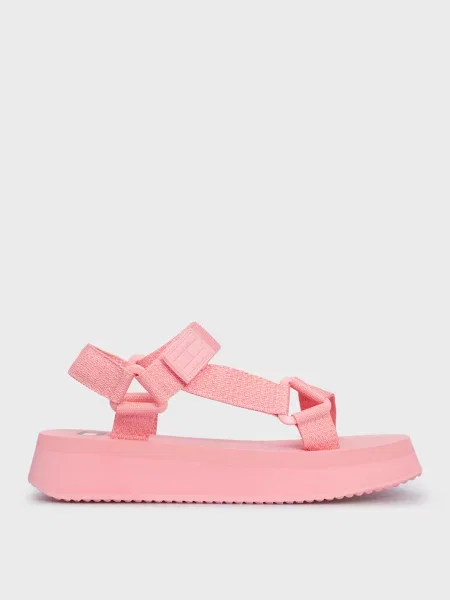 Босоніжки Tommy Jeans рожеві
