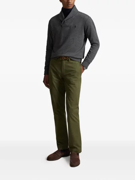 Τρέξιμο polo Polo Ralph Lauren υφαίνω διαγωνίως κλασικό πράσινο