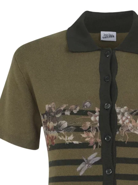 Gėlėtas raštuotas kombinezonas Jean Paul Gaultier žalia