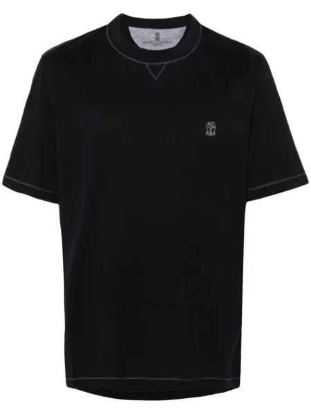 Tricou Brunello Cucinelli albastru