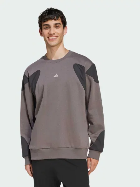 Світшот adidas коричневий