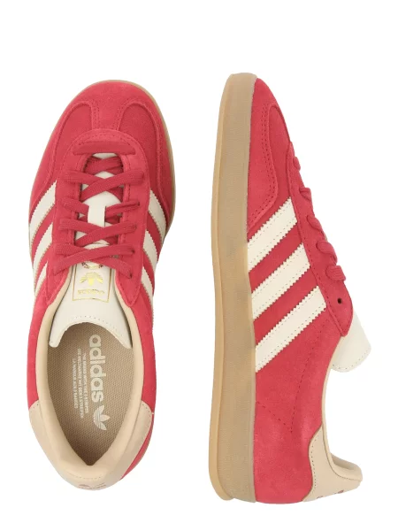 ADIDAS ORIGINALS Nízke tenisky Gazelle béžová červená