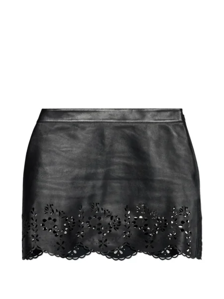 Fustă Isabel Marant cu model floral negru
