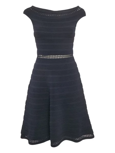 Rochie midi Sandro ajurata albastru