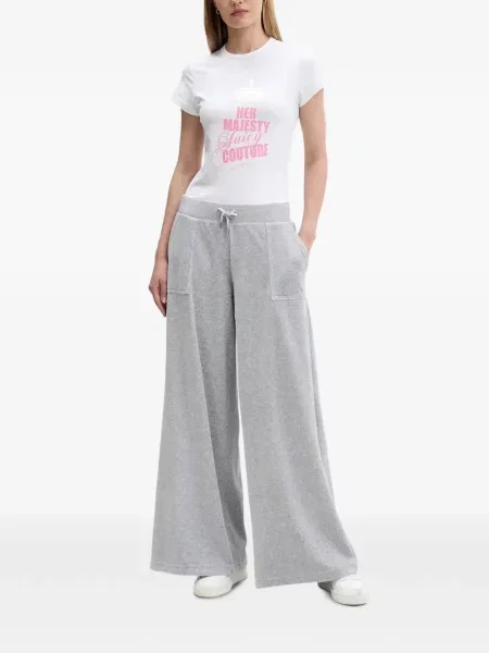 Hlače Juicy Couture siva