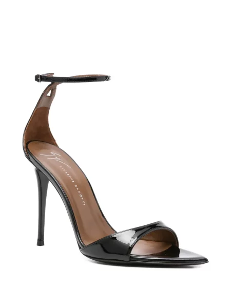 Кожени сандали Giuseppe Zanotti черно