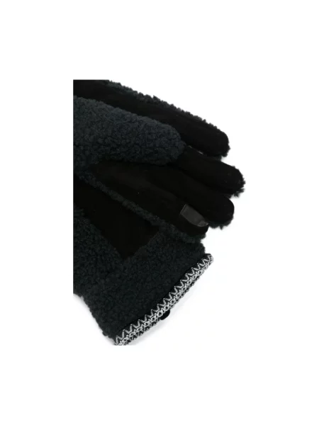 Rękawiczki Ugg plecione czarne