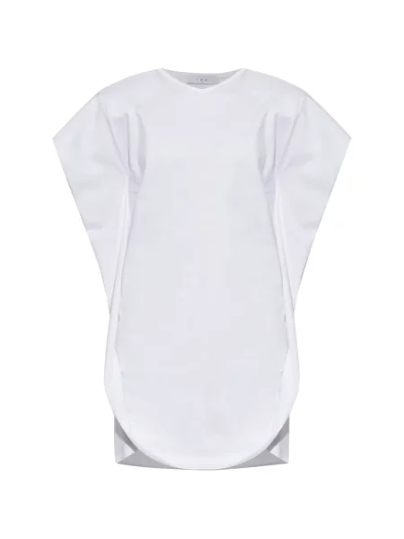 Rochie mini Iro cu volane alb