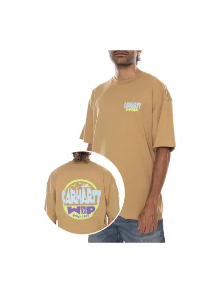 Koszulka Carhartt Wip brązowa