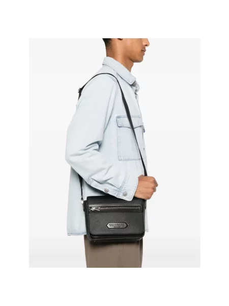 Torba crossbody Tom Ford skórzana czarna