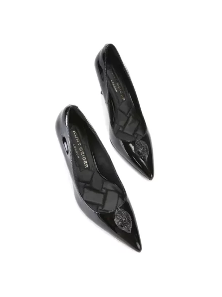 Czółenka Kurt Geiger London skórzana czarna