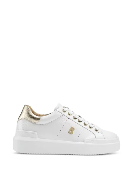 Sneaker Bogner autogrammal fehér